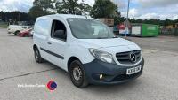 2016 Mercedes-Benz Citan 109CDi Blue Efficiency van, MOT to 10 May 2026, 125026 miles, 1 former keeper, diesel, HPi clear, V5 in office