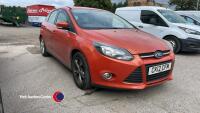 2012 Ford Focus 1.6 Zetec TDCI- CK12 CFM - diesel - 4 former keepers - HPi clear - MOT 17.7.25 - 128049 miles, needs new clutch, drove well before clutch went - V5 in office