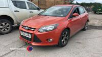 2012 Ford Focus 1.6 Zetec TDCI- CK12 CFM - diesel - 4 former keepers - HPi clear - MOT 17.7.25 - 128049 miles, needs new clutch, drove well before clutch went - V5 in office - 2