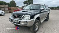 2003 Mitsubishi L200 2.5TD 4LIFE 4WD - WG53DYD - diesel - 4 former keepers - HPi clear - MOT 17.9.25 - 215000 miles - V5 in office - 10
