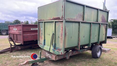 6T trailer c/w silage sides
