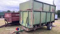 6T trailer c/w silage sides