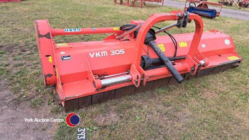 2014 Kuhn VKM 305 flail topper, new roller bearings, new skids, immaculate