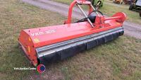 2014 Kuhn VKM 305 flail topper, new roller bearings, new skids, immaculate - 3