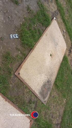Steel road plate