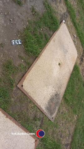 Steel road plate