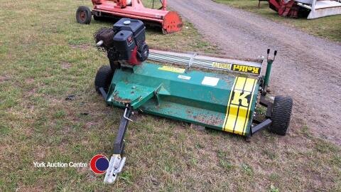 Kellfri trailed quad/atv flail mower. Adjustable cutting height, good working condition.