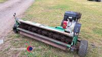 Kellfri trailed quad/atv flail mower. Adjustable cutting height, good working condition. - 3