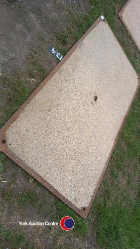 Steel road plate