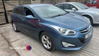 2012 Hyundai i40 - YY62 FNS - diesel - 5 former keepers - HPi clear - MOT expired 12/24 - 96826 miles - V5 in office - been off road over year due to bereavement - 9