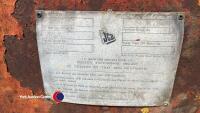 JCB 3C excavator, old, wo, key in office - 6