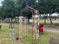 Huge Victorian wedding arch