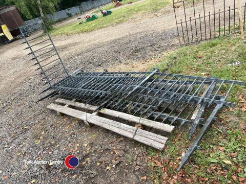 Cast railings, approx length - 20m to include corner posts, decorative finial detail