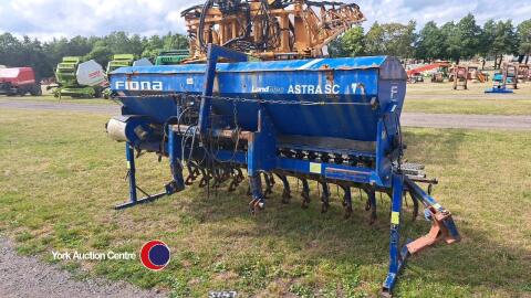 Fiona Astra SC seed drill, control box in office