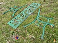 Pair of bench ends and bench back - 3