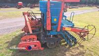 Sulky 3m drill and Maschio power harrow combination, pto and spares in office - 2