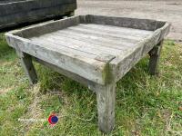 Wooden greenhouse table - 2