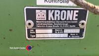 Krone KS 6 - 6.6m twin rake, pto in office - 5