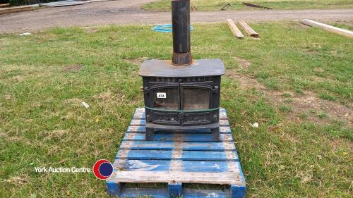 Hunter Herald 14kW log burner with back boiler