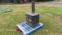 Hunter Herald 14kW log burner with back boiler - 2