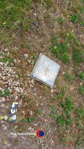Square galvanised manhole cover 320mm x 320mm