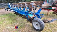 Overum EX6975 6F reversible plough, hydraulic vari width, auto reset, depth and transport combi wheel, XL body, gwo - 4