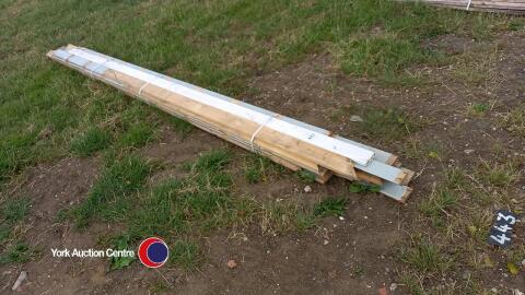 Reclaimed wooden cladding 90mm wide x 20mm thick most lengths over 3 meters