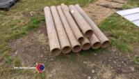 Pallet of clay drainage pipes - 2