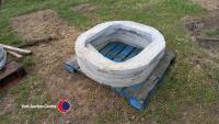 5 x concrete biscuit manhole rings - 2