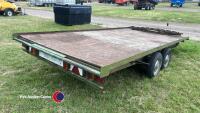 14ft x 7ft flat bed trailer with ramps - 4