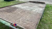 14ft x 7ft flat bed trailer with ramps - 5