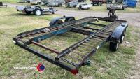 Twin axle transport trailer with winch - 3