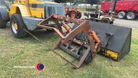 Matbro TR250 Teleram with pallet tines bucket and wood grab, 1993, gwo, key in office - 8