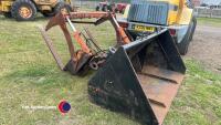 Matbro TR250 Teleram with pallet tines bucket and wood grab, 1993, gwo, key in office - 9