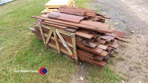 Quantity of reclaimed Merbau flooring