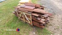Quantity of reclaimed Merbau flooring