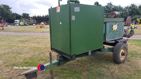 Potato irrigation pump, Volvo engine, large fuel tank recently added, ran last time used