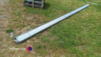 4 galvanised Z purlins, 5.7m x 180mm - 2