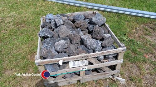 Black volcanic rockery stone or fish tanks