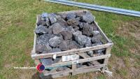 Black volcanic rockery stone or fish tanks