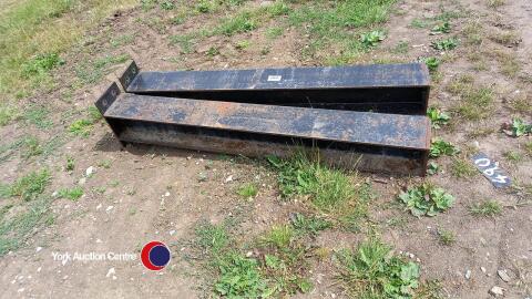 2 x 8in x 8in H section heavy duty posts, 6ft long