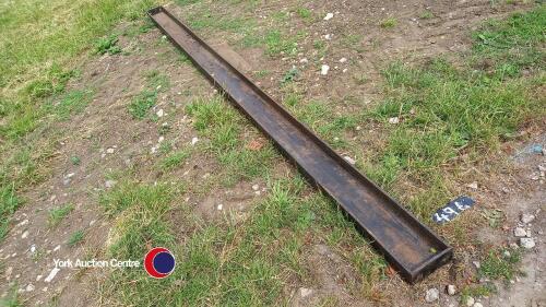 14ft 3in long x 8in x 3in channel