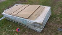 Approx 40 sheets of 8ft x 4ft moisture resistant MDF (9mm thick)