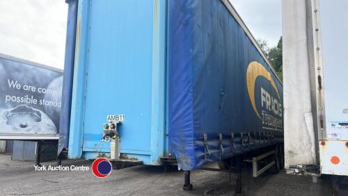 45ft tri-axle curtainside trailer