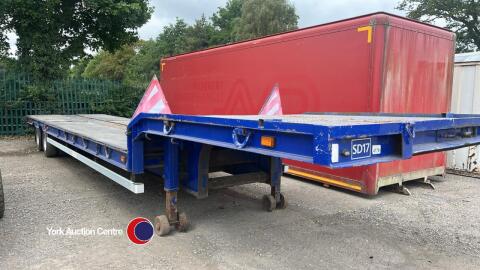 40ft heavy duty step frame trailer