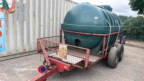 Tandem axle 5000L water bowser