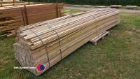 500 x 4.8m finishing lengths, pressure treated against rot