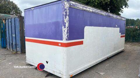 20ft grp container with up and over lockable door (water tight)
