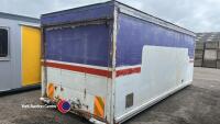 20ft grp container with up and over lockable door (water tight) - 3