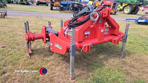 Taymec Engineering 4m Low disturbance subsoiler/toolbar, rear drawbar, shearbolt legs